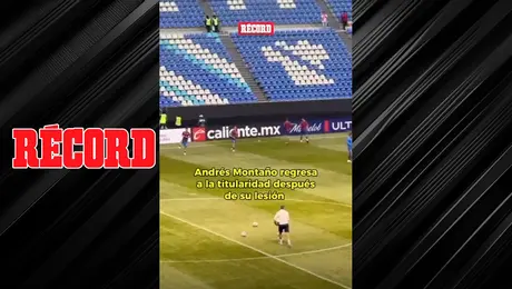 Andrés Montaño Está De Vuelta Con Cruz Azul Después De Que Se Lesionara, Ahora, Tendrá Una Oport