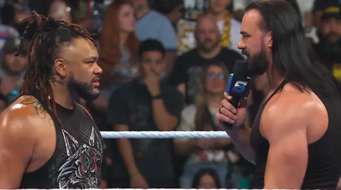Drew McIntyre encara a Jacob Fatu | Captura de Pantalla WWE