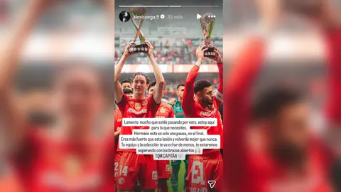 Mensaje de Alexis Vega a Marcel Ruiz | IG: alexisvega.9