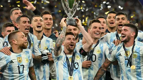 Argentina, campeón de la primera Finalissima | AFP
