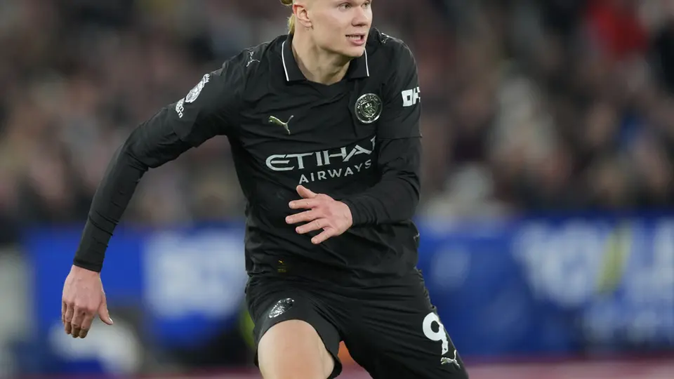 Erling Haaland ante el West Ham | AP