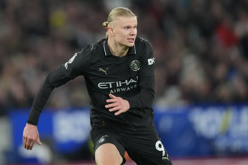 Erling Haaland ante el West Ham | AP