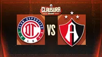 Liga MX: ¿cuándo y dónde ver Toluca vs Atlas Jornada 11 Clausura 2026?
