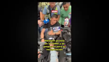 Malagón ya está en la CDMX y se prepara para su recuperación