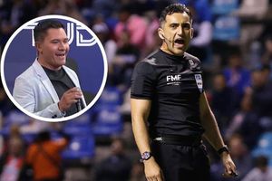 ¿El Cantante contra el arbitraje? Polémica crítica en el Puebla vs Necaxa por expulsión a Kevin Rosero