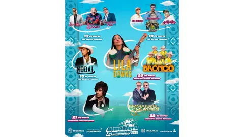 El festival incluye una amplia cartelera de artistas nacionales e internacionales.
