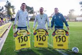 Jardine y cuerpo técnico son homenajeados por sus 150 partidos con el América