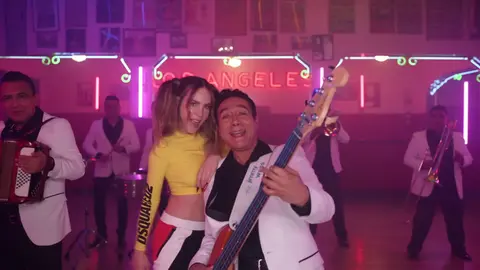 Belinda y Los Ángeles Azules ya habían trabajado anteriormente para lanzar la canción 'Amor a Primera Vista' / Especial
