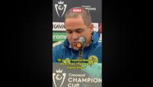 André Jardine lo dejó claro, el partido contra Nashville es el más importante hasta ahora