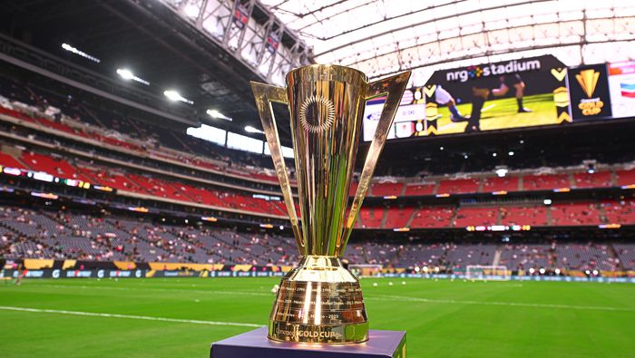 El trofeo de la Copa Oro en la edición 2025 del torneo de la Concacaf | MEXSPORT