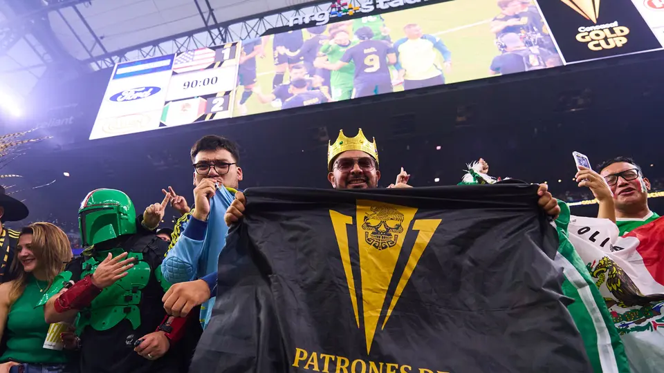 Afición mexicana en celebración en la Copa Oro 2025 | MEXSPORT