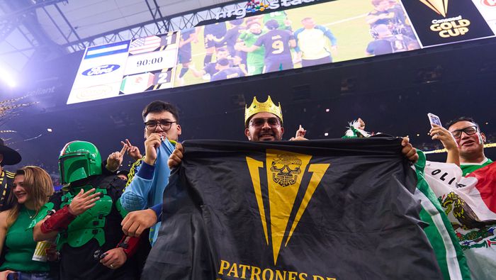 Afición mexicana en celebración en la Copa Oro 2025 | MEXSPORT
