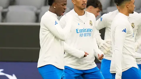 Jude Bellingham en un entrenamiento del Real Madrid l AP