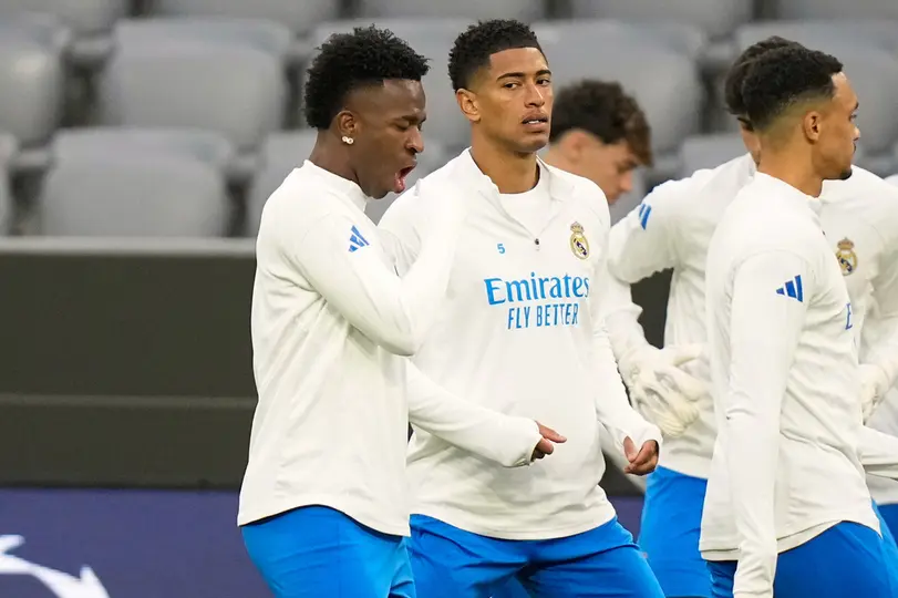 Jude Bellingham en un entrenamiento del Real Madrid l AP