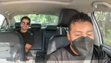 VIDEO: Luis Fonsi le hace el día a taxista de la CDMX