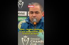 André Jardine platicó sobre la situación que tiene Henry y de qué se trata