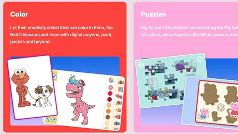 Juegos, series y actividades educativas, son parte del contenido de la plataforma infantil / Especial