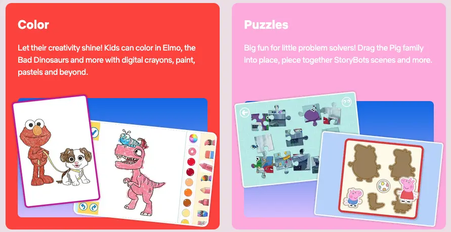 Juegos, series y actividades educativas, son parte del contenido de la plataforma infantil / Especial