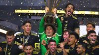 Selección Mexicana en celebración en la Copa Oro 2025 | MEXSPORT