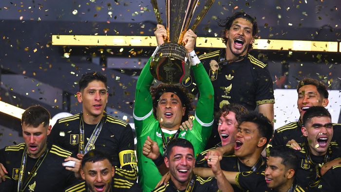 Selección Mexicana en celebración en la Copa Oro 2025 | MEXSPORT