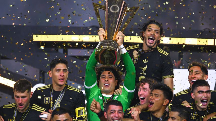Selección Mexicana en celebración en la Copa Oro 2025 | MEXSPORT