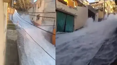 VIDEO: Miles de litros de agua se desperdician por fuga en Álvaro Obregón