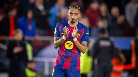 Raphinha habló sobre el arbitraje en la serie ante Atlético de Madrid | X @FCBarcelona