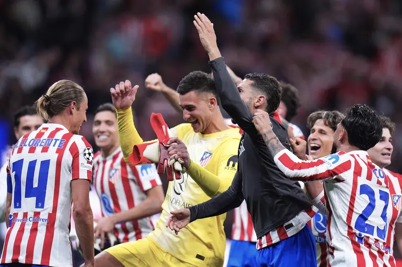 Atlético de Madrid celebra el pase a Semifinales l AP