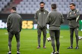 Álvaro Arbeloa en el entrenamiento previo al partido de Real Madrid contra Bayern en la vuelta de los Cuartos de Final de la Champions League | AP