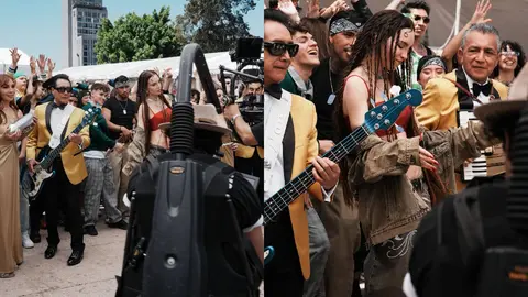 En redes sociales estuvieron circulando algunas imágenes del video que ya grabaron sobre el tema 'Por Ella' / Especial