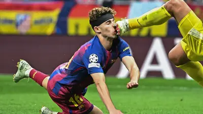 ¡Brutal! El impactante golpe a Fermín López y las polémicas arbitrales del Atleti vs Barcelona