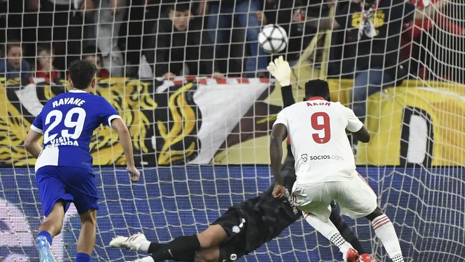 Akor Jerome Adams anota contra Atlético de Madrid en el partido de LaLiga | AFP