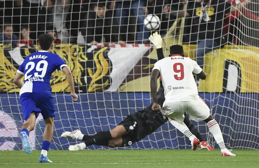 Akor Jerome Adams anota contra Atlético de Madrid en el partido de LaLiga | AFP
