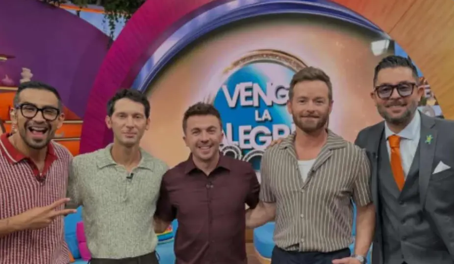 Frankie Muniz, Justin Berfield y Christopher Masterson desataron euforia entre fans en TV Azteca./ Captura de pantalla