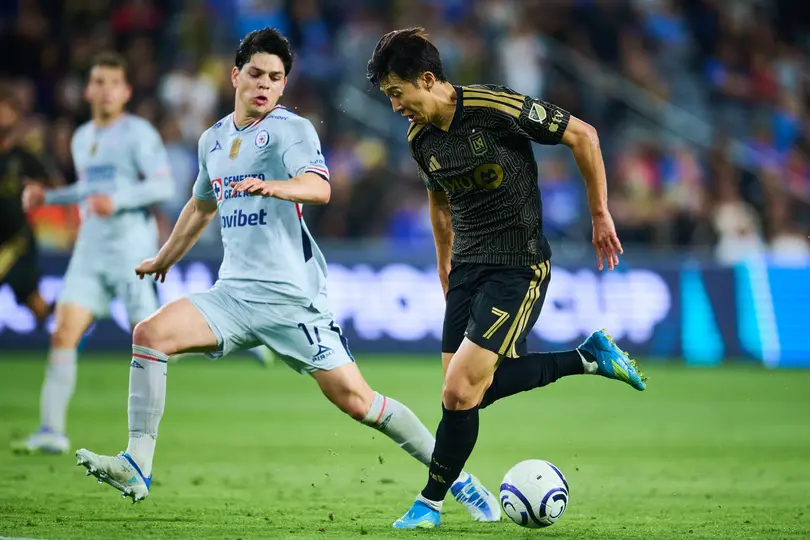 Son en el partido de ida de LAFC contra Cruz Azul en los Cuartos de Final de la Copa de Campeones Concacaf | MEXSPORT