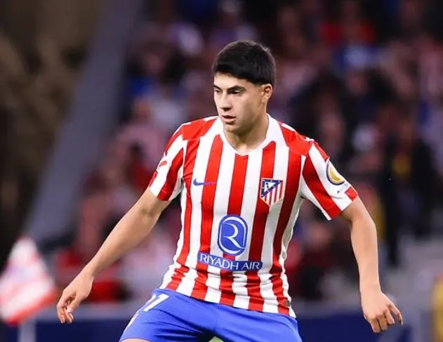 Obed Vargas con el Atlético de Madrid l INSTA: @obed.vargas