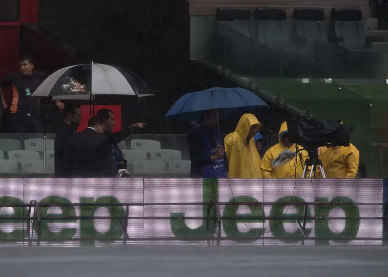 La lluvia ya llegó al Estadio Banorte | MEXSPORT
