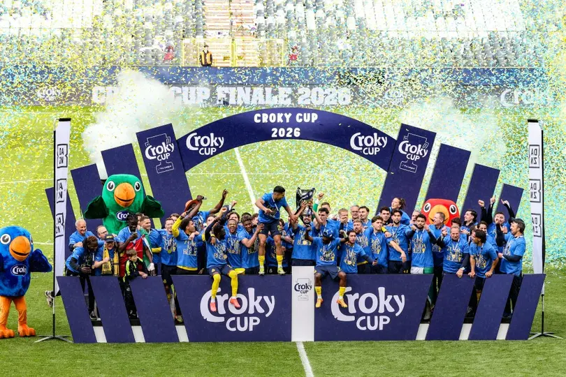Union Saint-Gilloise celebrando al Copa de Bélgica | AFP