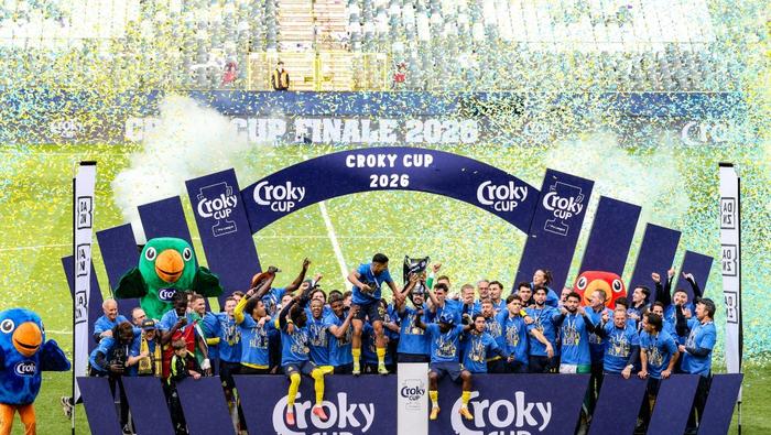 Union Saint-Gilloise celebrando al Copa de Bélgica | AFP