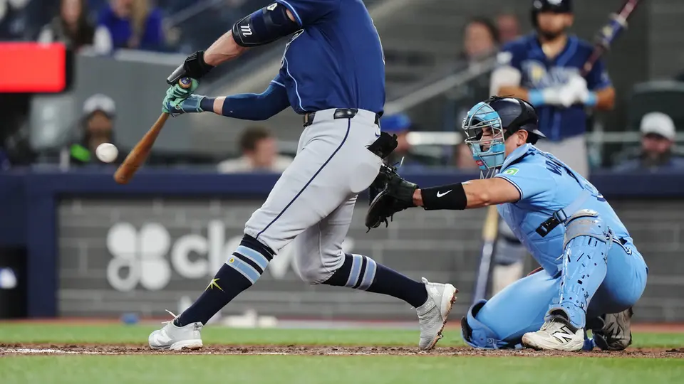 Jonathan Aranda con los Rays | AP