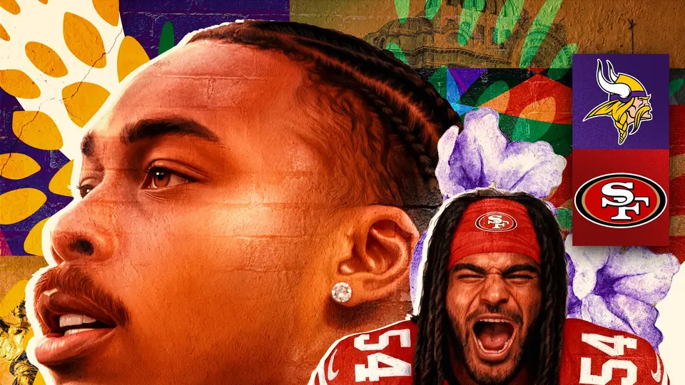 Póster oficial de NFL México del juego entre 49ers y Vikings | NFL