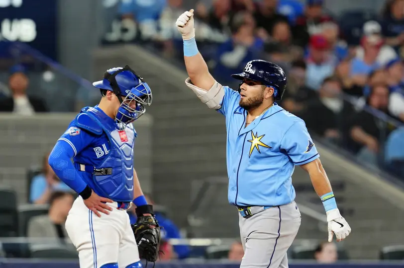 Jonathan Aranda en la MLB | AP
