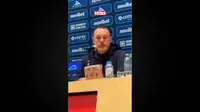 Milito sale a conferencia de prensa y se prende por el tema del arbitraje