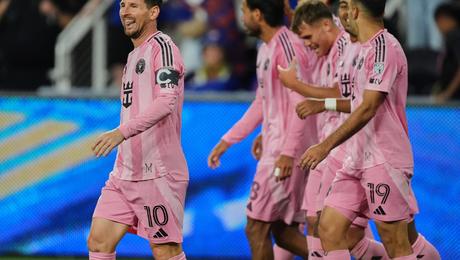Lionel Messi y Germán Berterame anotan en la victoria del Inter Miami
