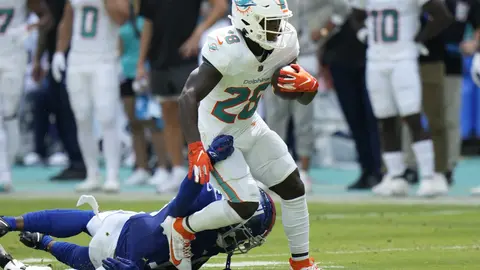 De'Von Achane, corredor de los Miami Dolphins | AP