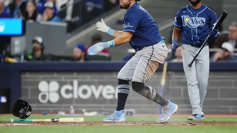 Jonathan Aranda con los Rays | AP