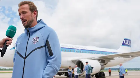 Harry Kane, delantero de la selección inglesa | AP