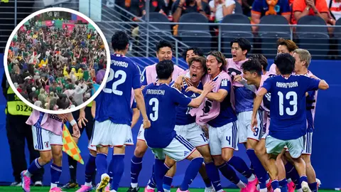 Como si fuera el Tri: Mexicanos celebran el gol del empate de Japón ante Países Bajos