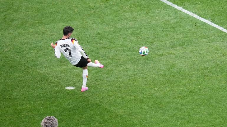 Kai Havertz antes de anotar con Alemania | AP