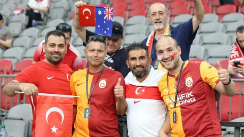 Afición de Turquía ante Australia | MEXSPORT